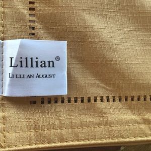 Lillian August gold colored placemats Set of 4.